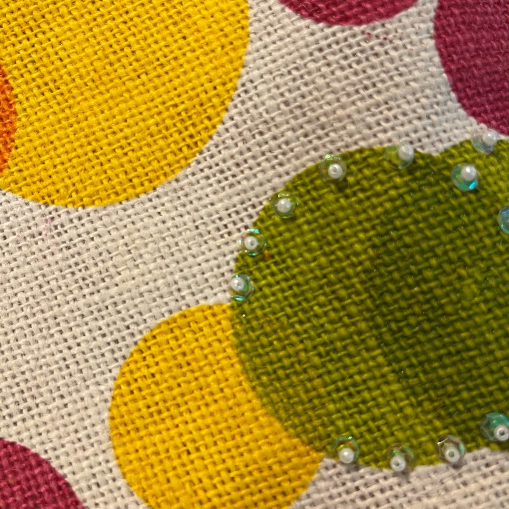 Relativity Multicolor Polka Dot Beach Summer Tote… - image 4